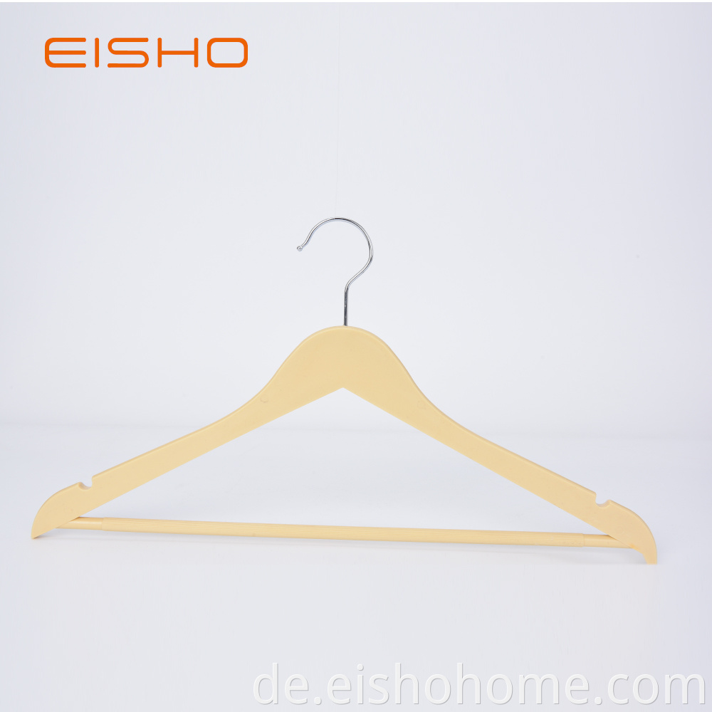 Eisho Black Anti Slip Plastic Laundry Clothes Hangers 6